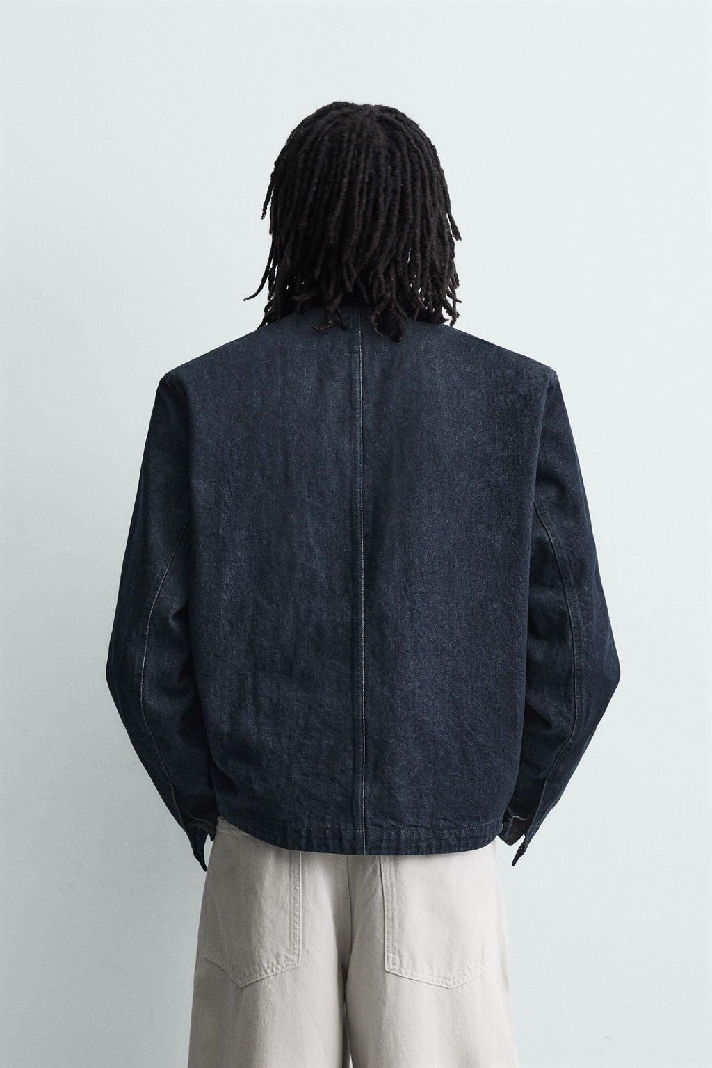 DENIM FIREMAN CLASP JACKET - Zara фото 3