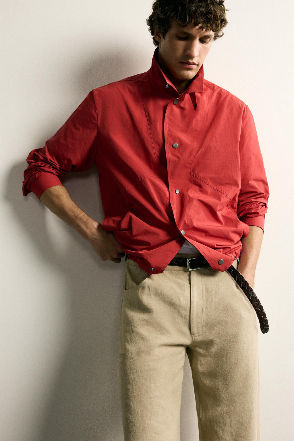 SOBRECAMISA T?CNICA LIGERA REGULAR FIT / Rojo - Zara фото 7