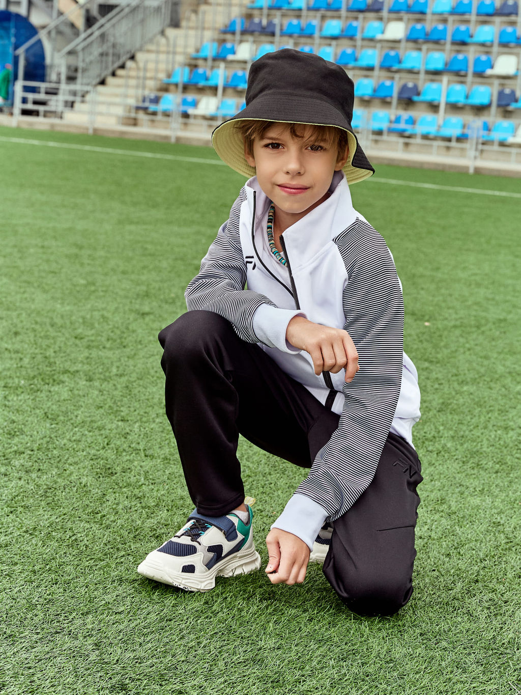 Детский спортивный костюм FN Dynamic Kid (White/Black)