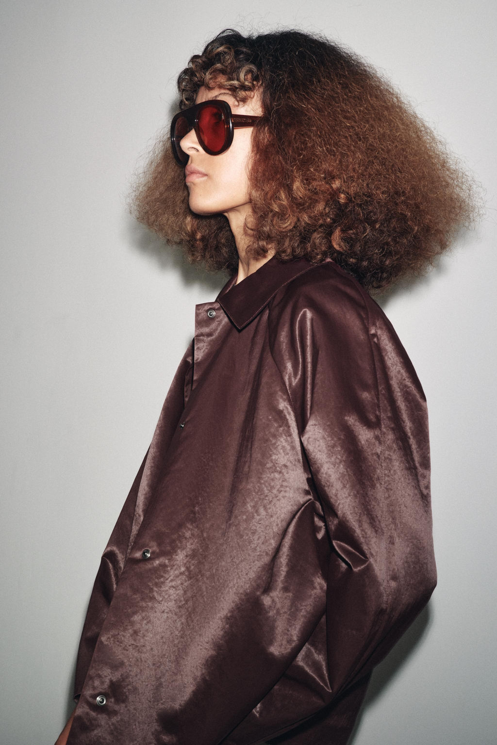 ZW COLLECTION SATIN JACKET