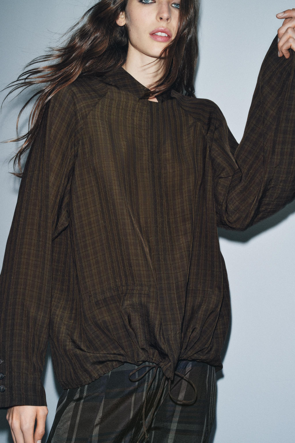 ZW COLLECTION CHECK SHIRT - Zara фото 2