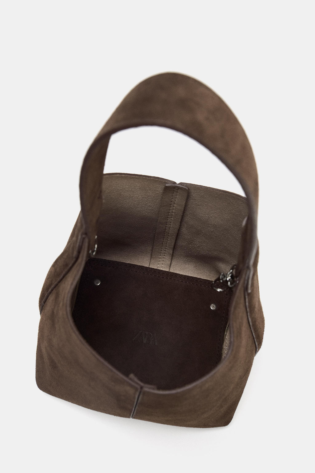 SUEDE MINI BUCKET BAG - Zara фото 12