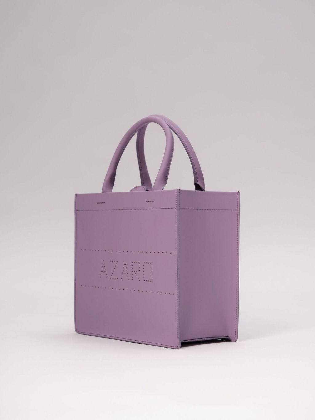 Сумка кожаная Azaro 30586 фиолетовая лаванда