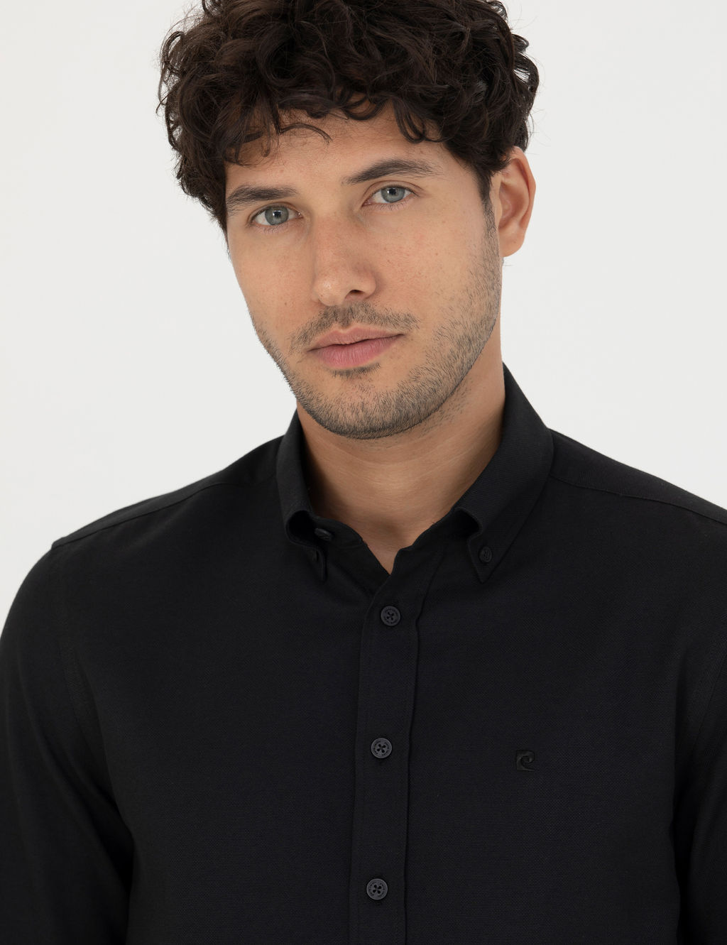 Siyah Slim Fit Uzun Kollu G_mlek