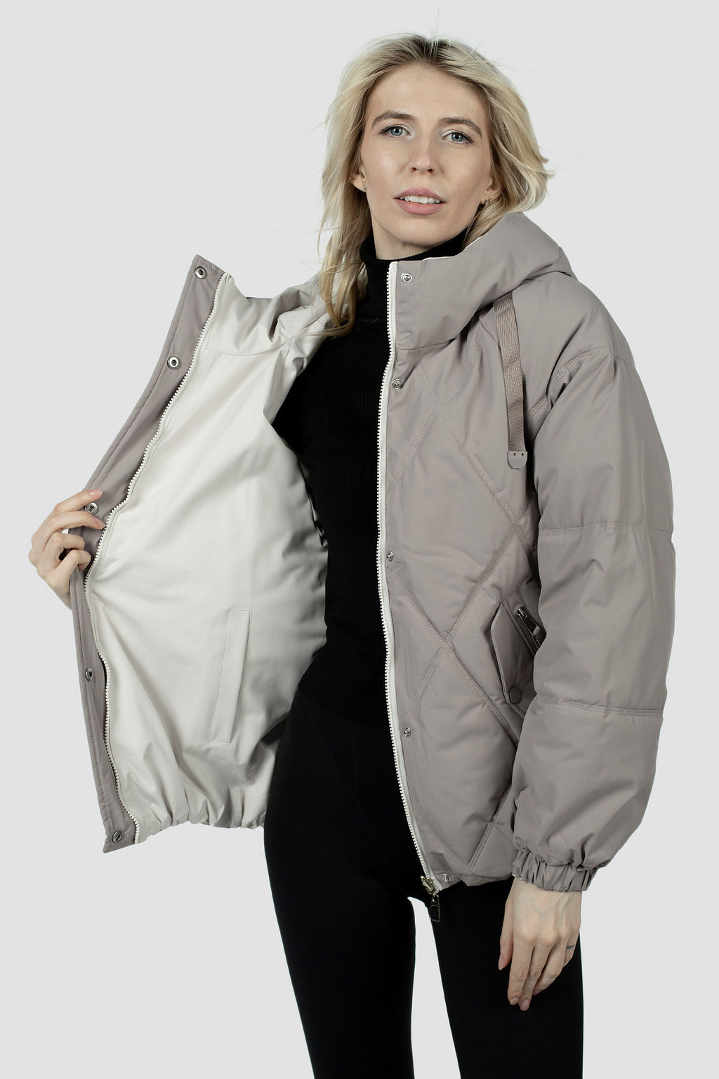 04-3209 Куртка женская демисезонная (Холлофайбер 180) - El podio фото 5