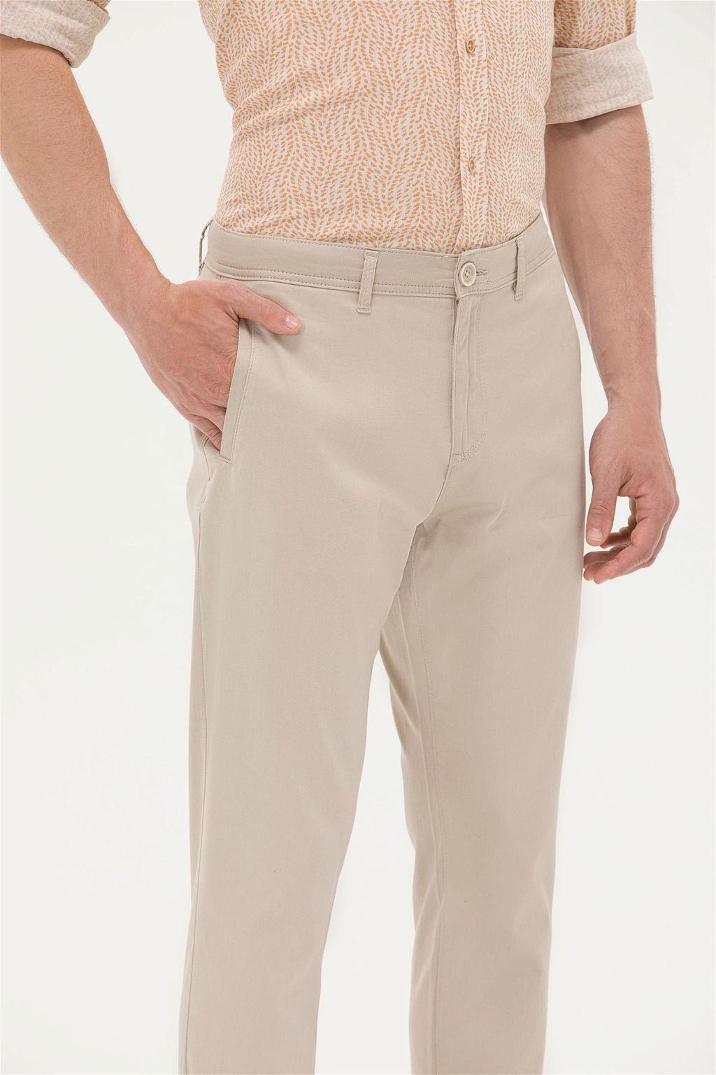 Мужские брюки из плотной ткани Stone - U.s. polo assn фото 12