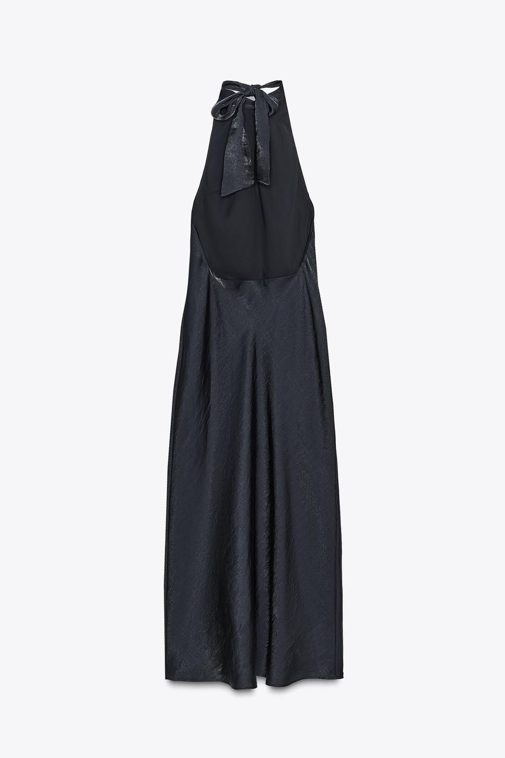 HALTER MIDI DRESS - Zara фото 20