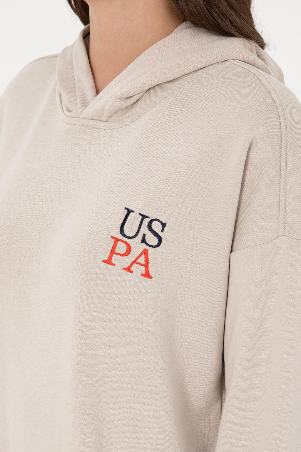 Женский свитшот с камнем Неожиданная скидка в корзине - U.s. polo assn фото 7