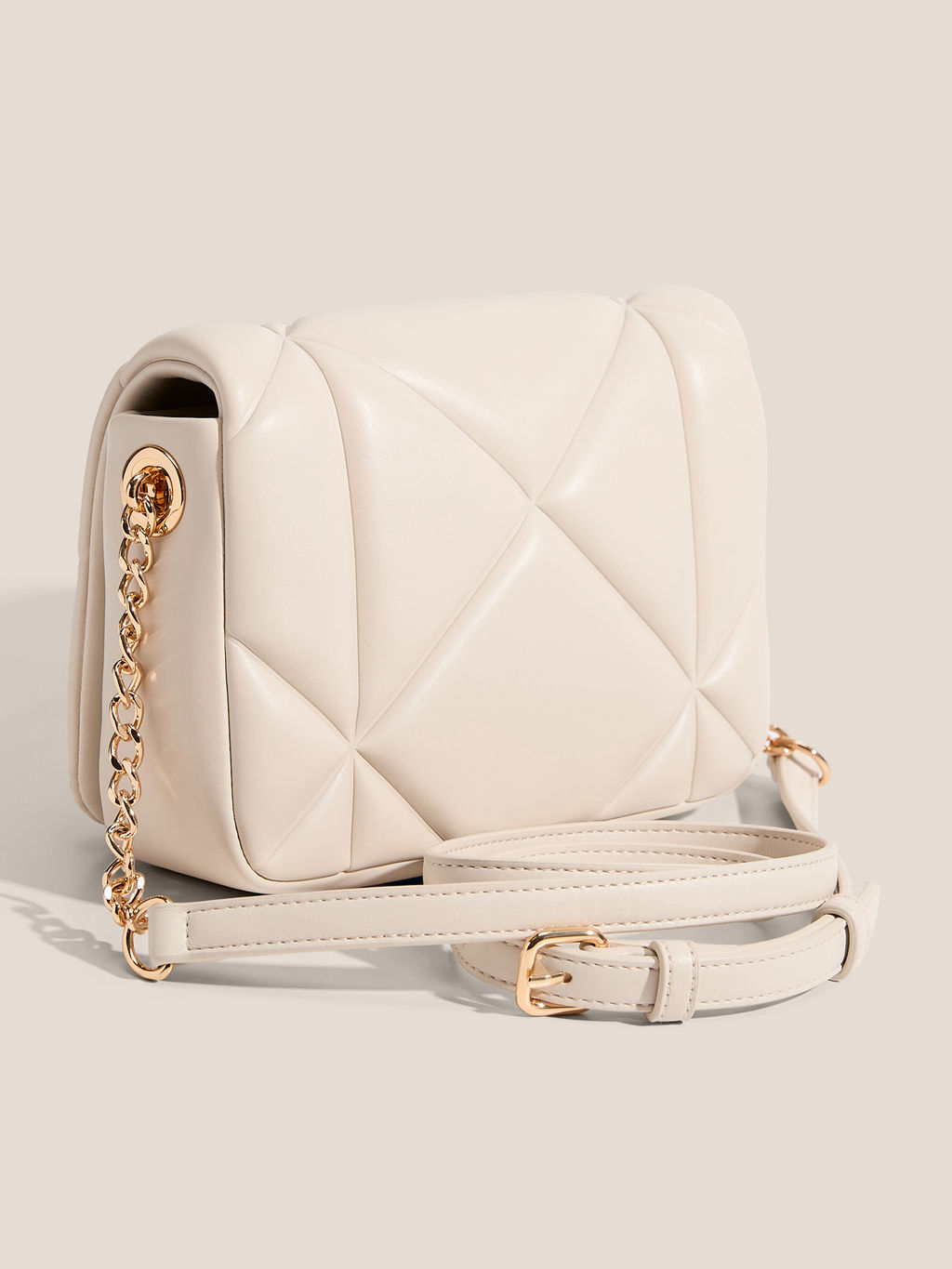 Кросс-боди LOVE MOSCHINO EMBOSSED Q Артикул 4561040, молочно-белый  фото 3