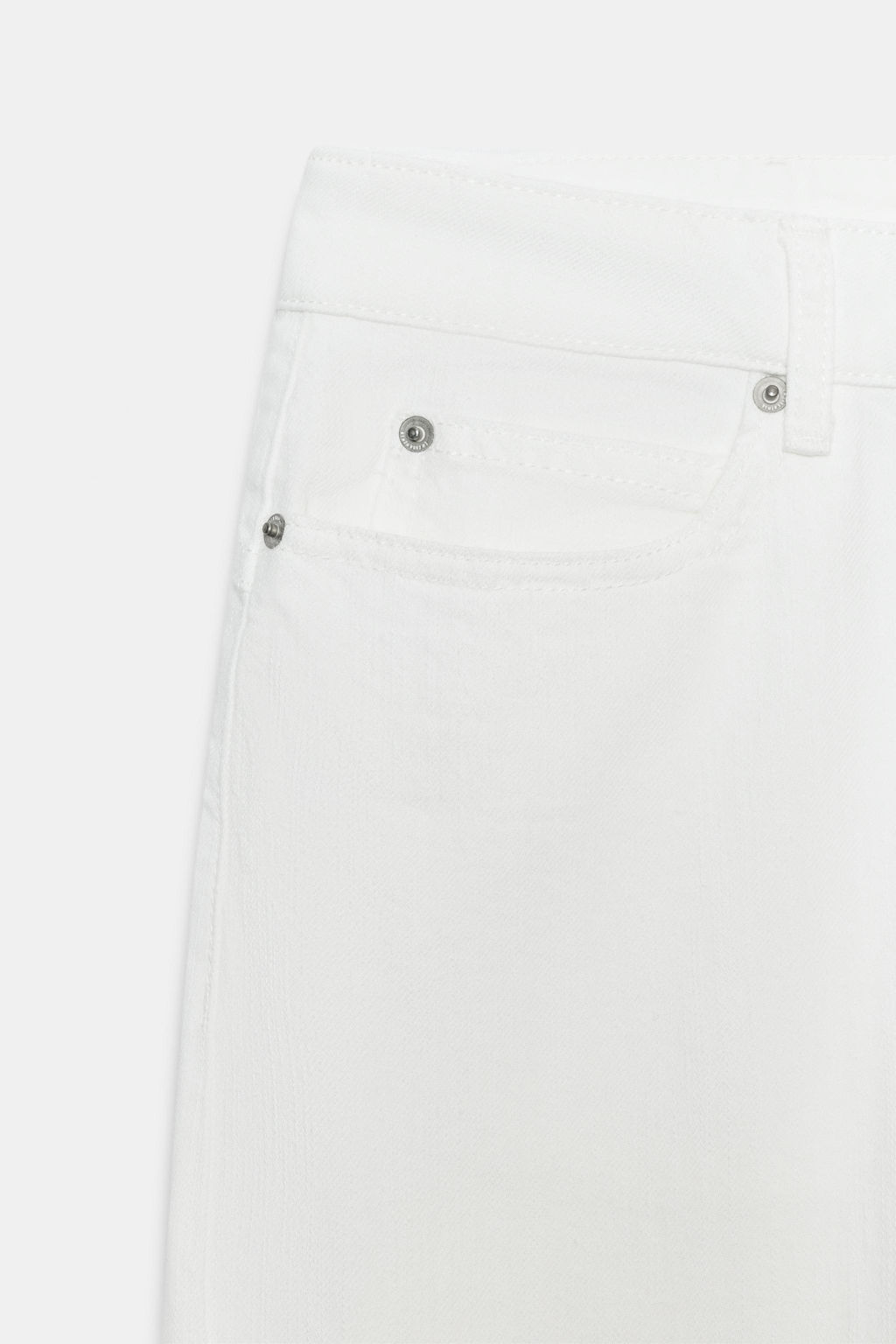 JEANS ZW COLLECTION LOOSE BARREL TIRO MEDIO / Blanco - Zara фото 3