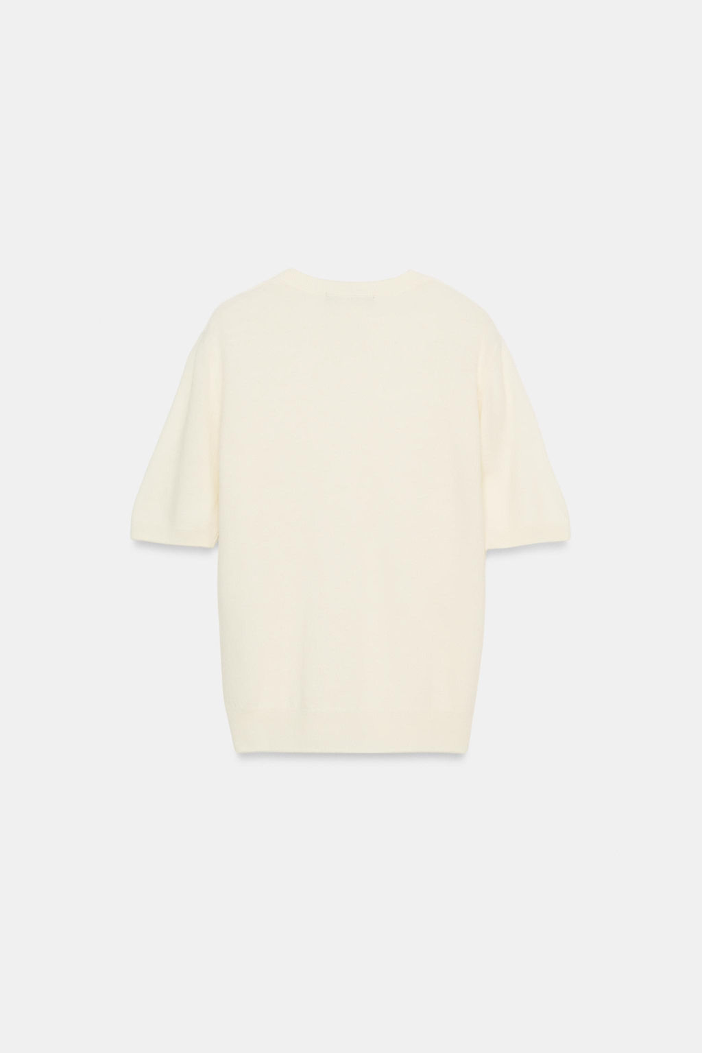 JERSEY 100% LANA MANGA CORTA / Crudo - Zara фото 6