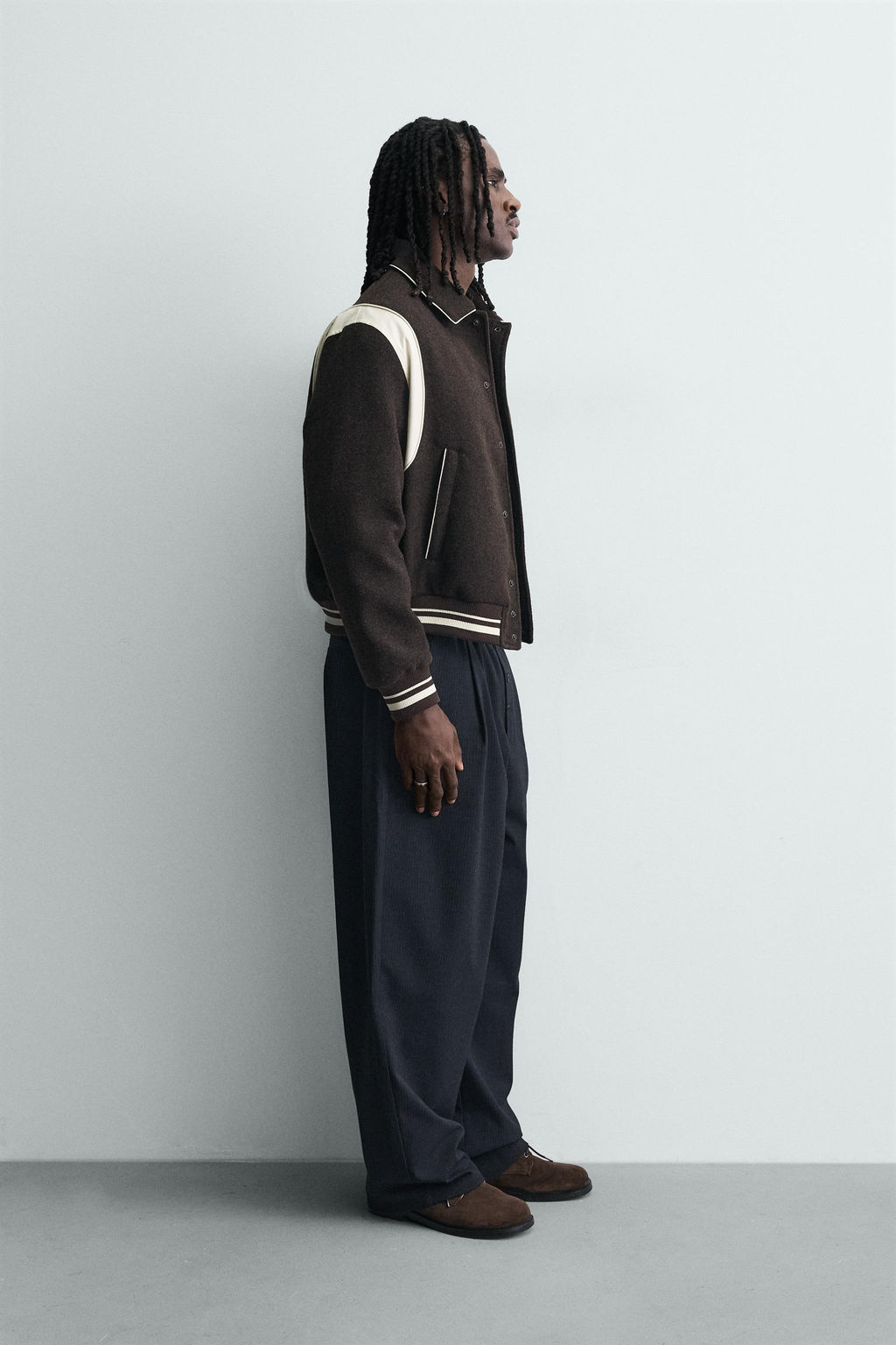 CONTRAST BOMBER JACKET - Zara фото 4