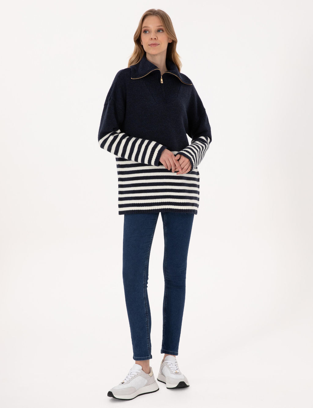 Lacivert Comfort Fit Kazak - Pierre cardin фото 4