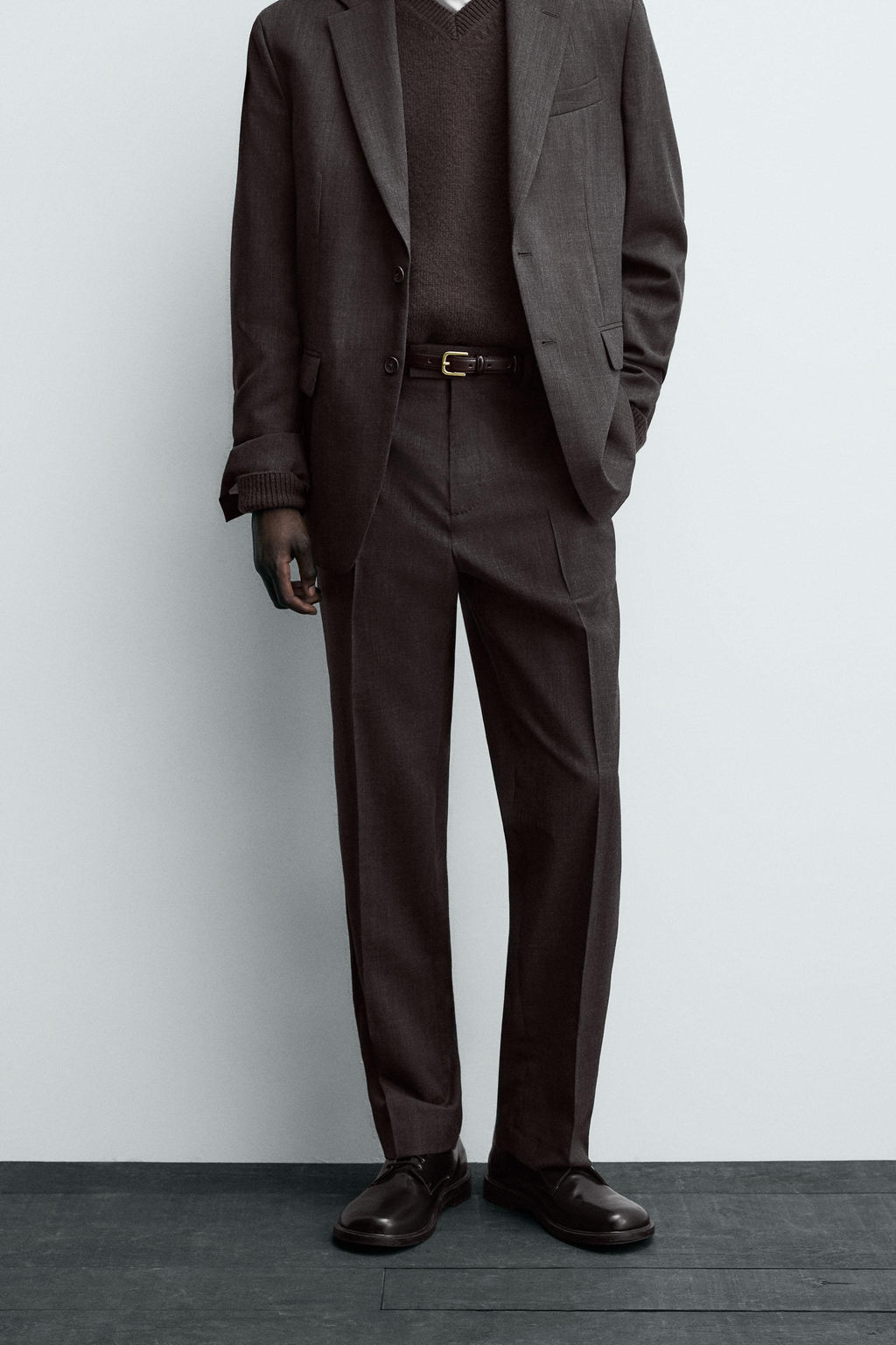 LIMITED EDITION WOOL SUIT TROUSERS - Zara фото 2