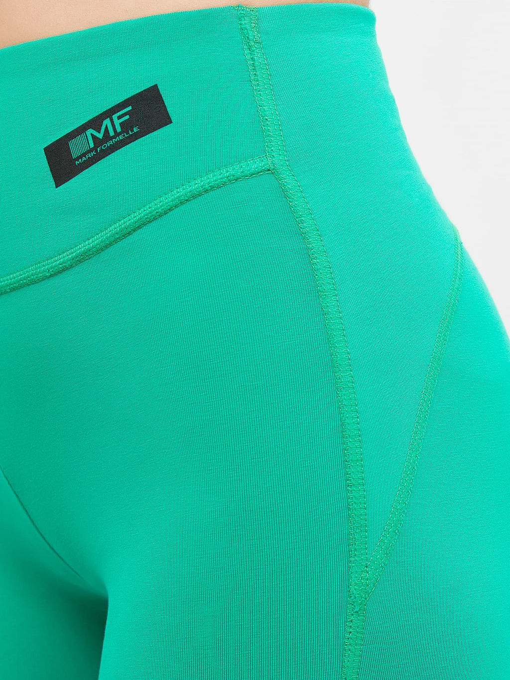 Легинсы с высокой линией талии в мятном цвете