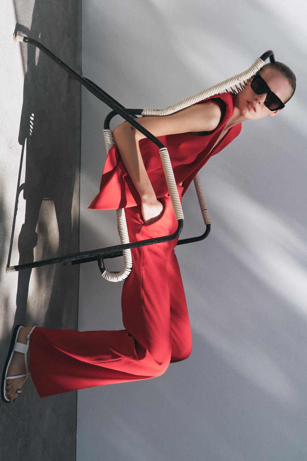 ZW COLLECTION FLARED TROUSERS - Zara фото 4