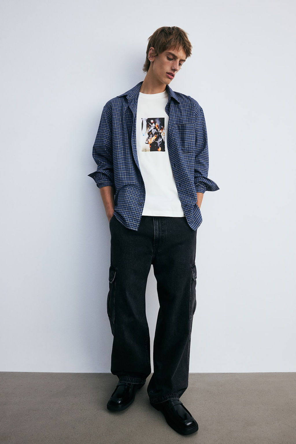 Camiseta con estampado Loose Fit - H&m фото 4