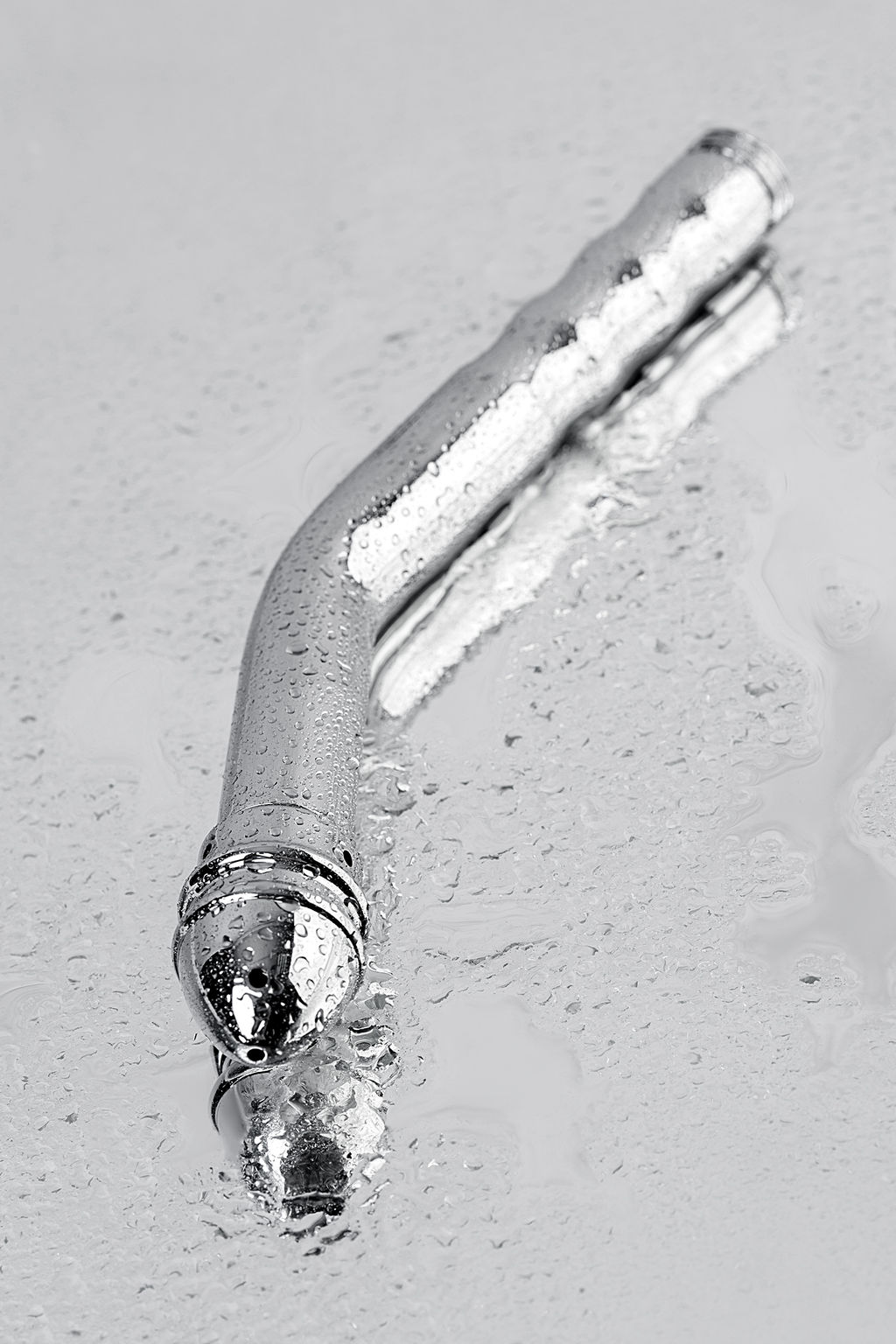 Анальный душ TOYFA Metal с тремя насадками, серебряная, 2см, 15,4 г