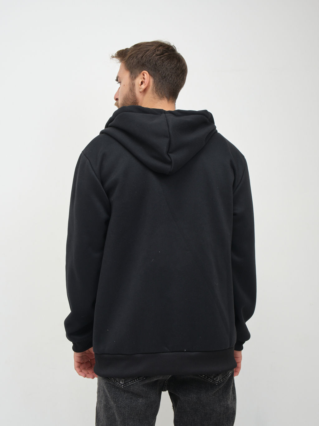 Толстовка муж. Дэнди 3-х нитка начес черный