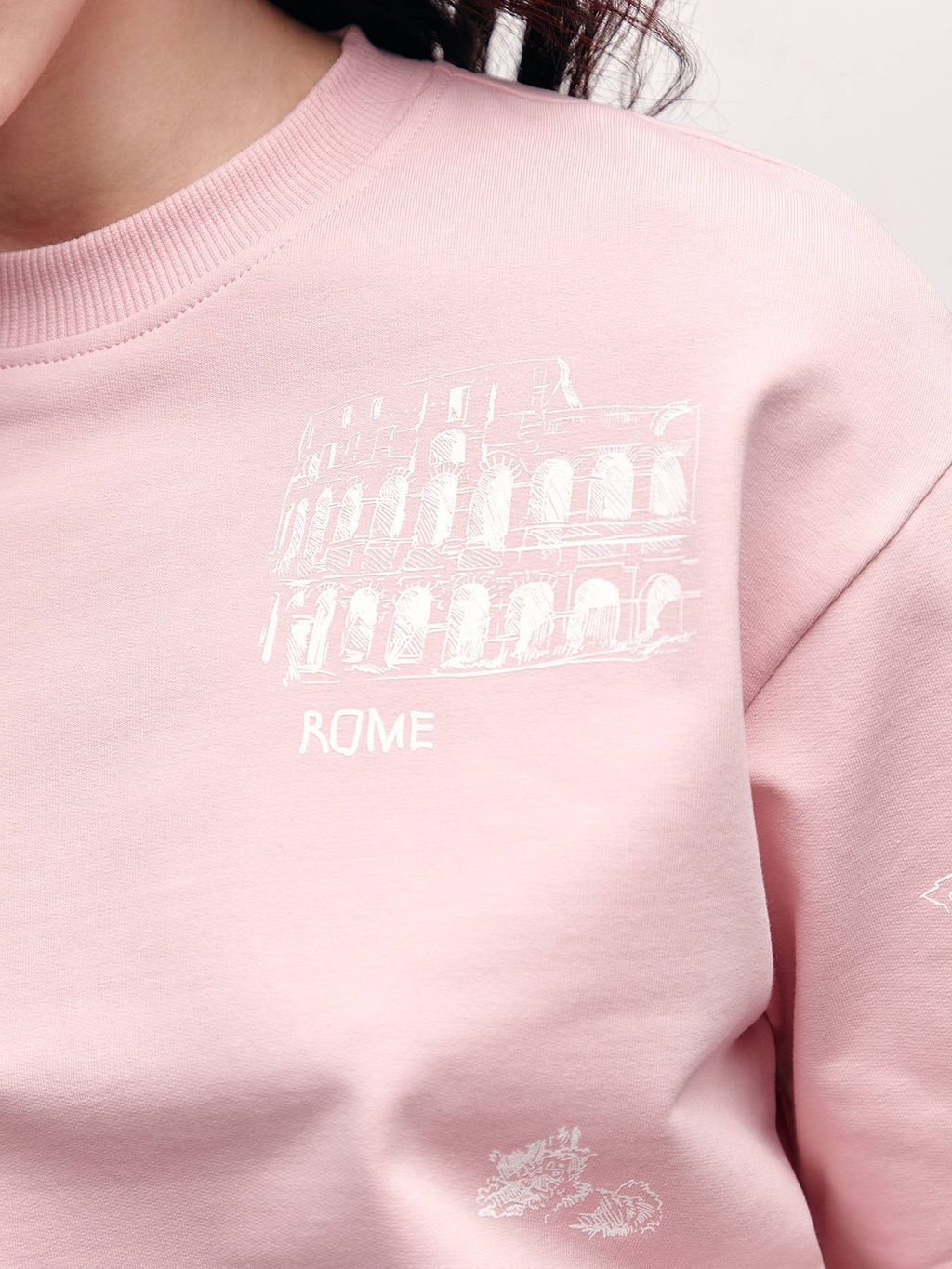 CONTE Футболка из футера Designed for emotions LD 1634 romantic pink