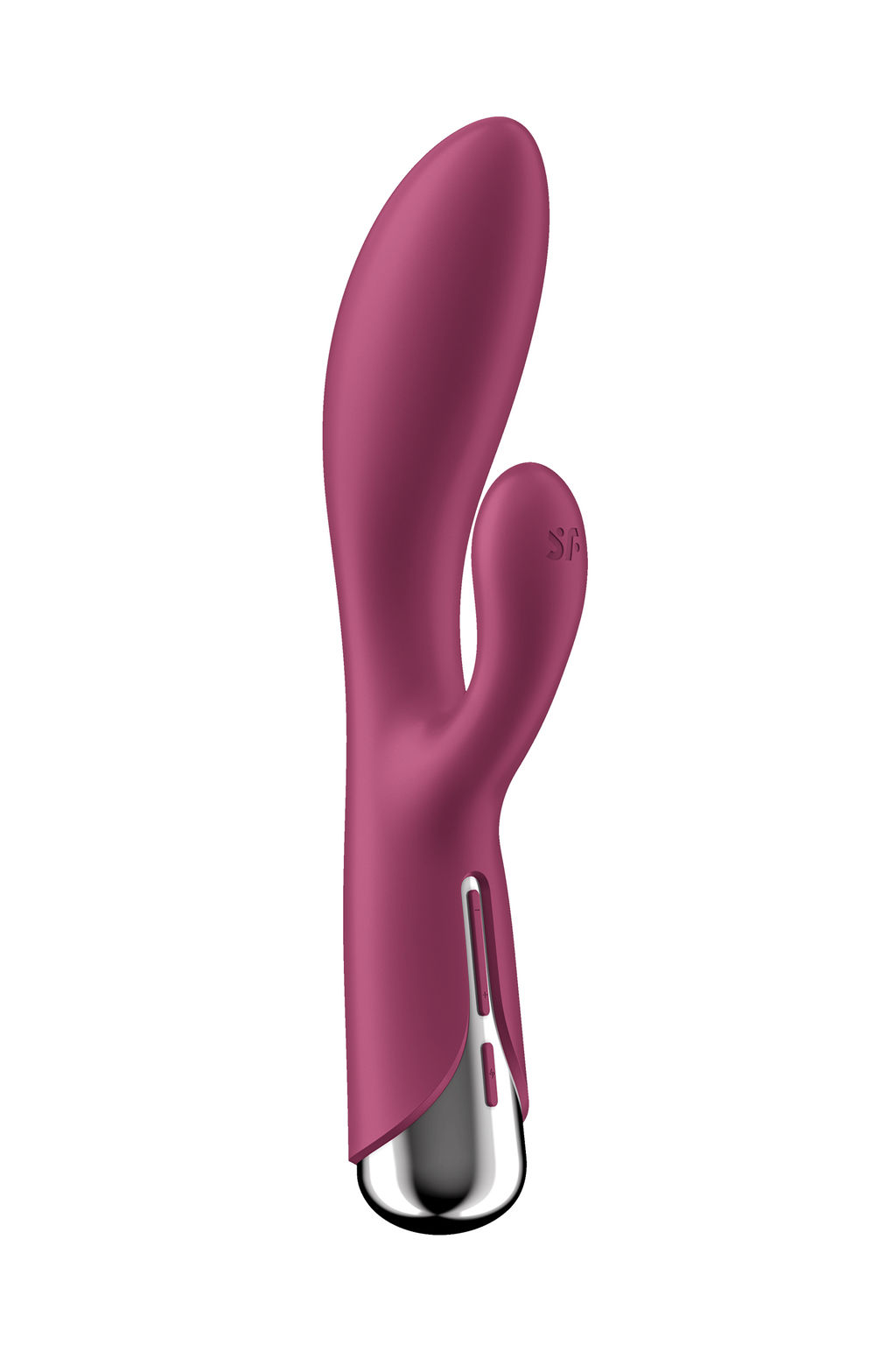 Вибратор-кролик с ротацией Satisfyer Spinning Rabbit 1, силикон, бордовый, 20,5 см