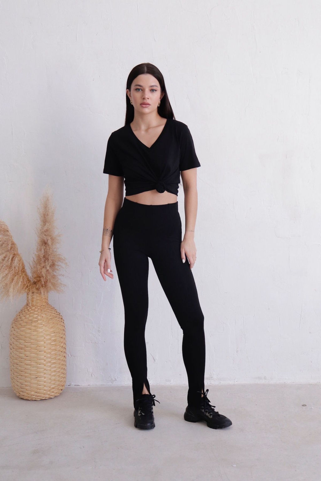 11283 Леггинсы чёрные - Martichelli фото 6