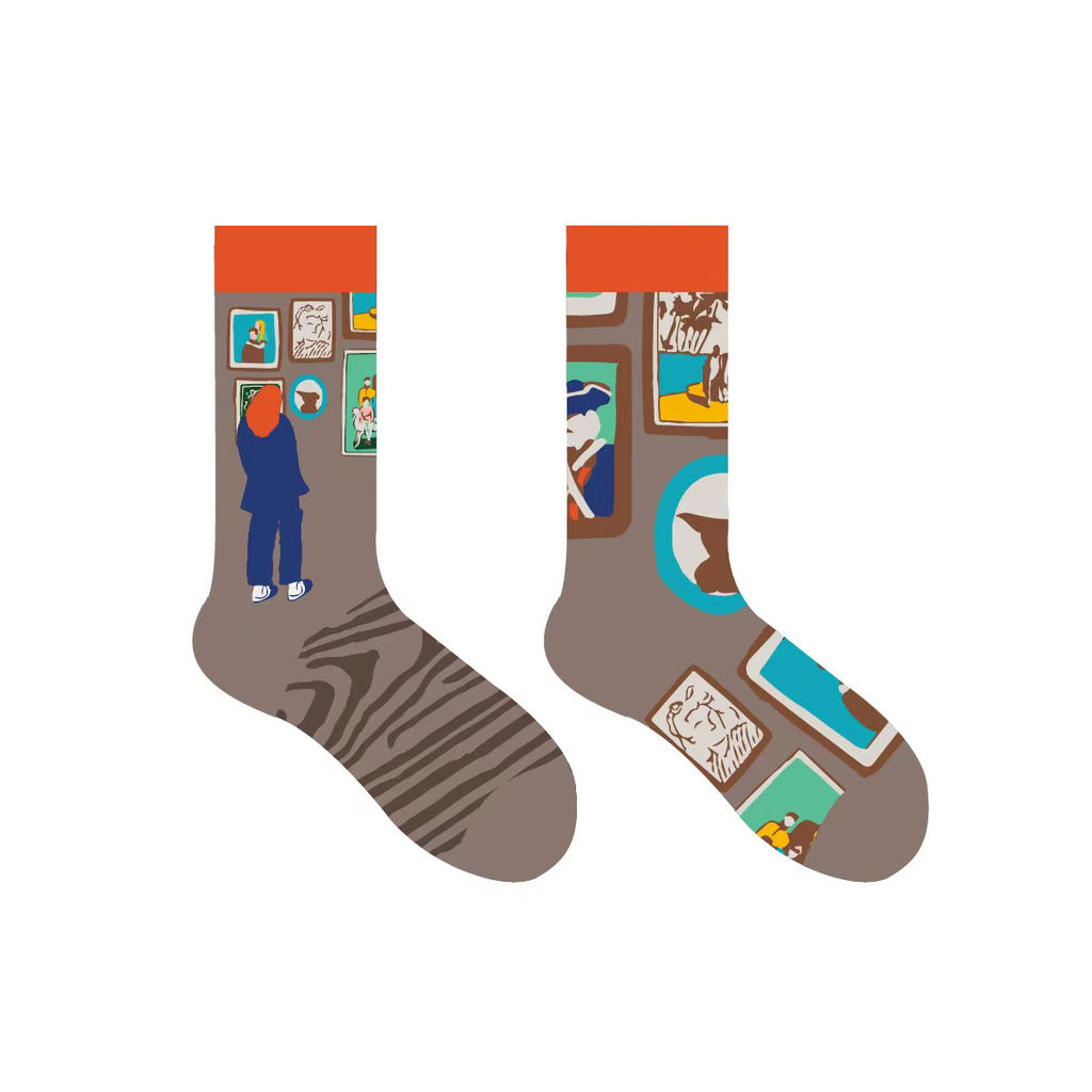 Носки р.35-40 Two Side Gallery - Krumpy фото 5