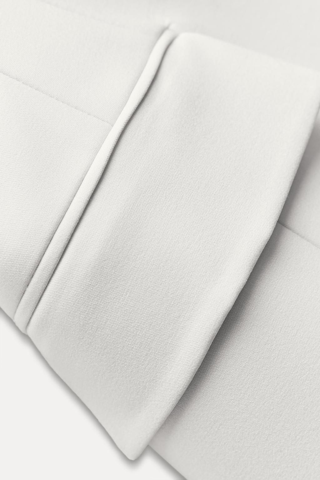 FITTED DOUBLE-BREASTED BLAZER ZW COLLECTION - Zara фото 14