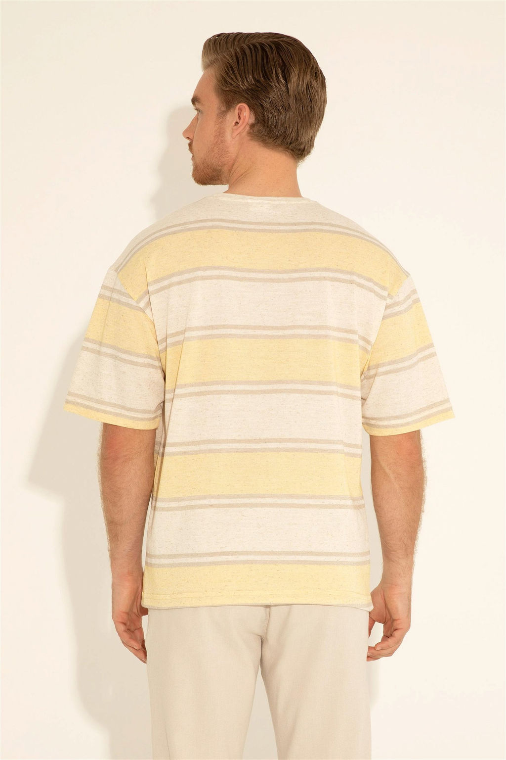 Мужская шафрановая футболка - U.s. polo assn фото 13