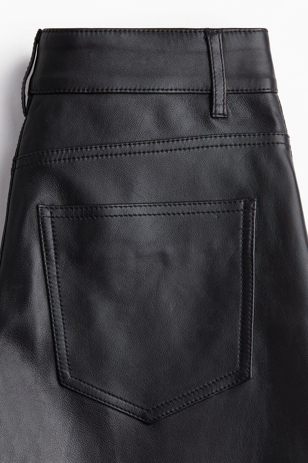 Pantalon de piel recto - H&m фото 10