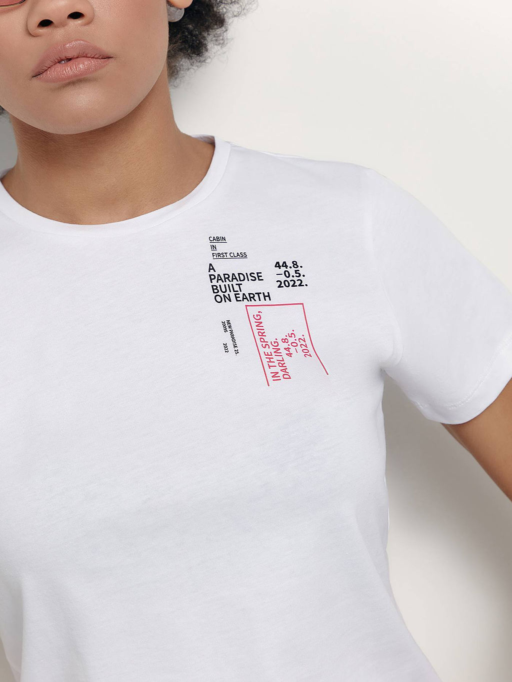 CONTE Футболка из хлопка On earth LD 1661 white