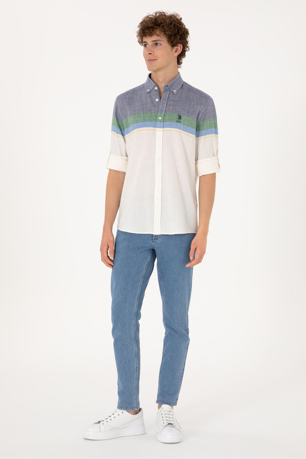 Erkek Lacivert Uzun Kollu G_mlek Sepette S_rpriz _ndirim - U.s. polo assn фото 4