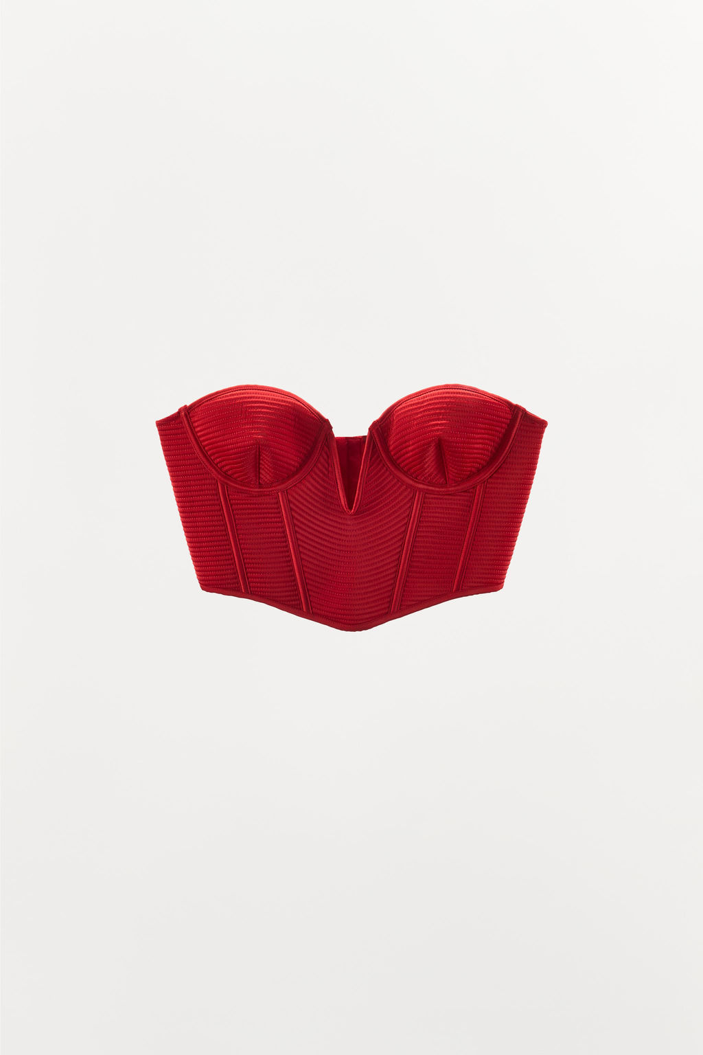 LIMITED EDITION UNDERWIRED CORSET TOP WITH SEAMS - Zara фото 4