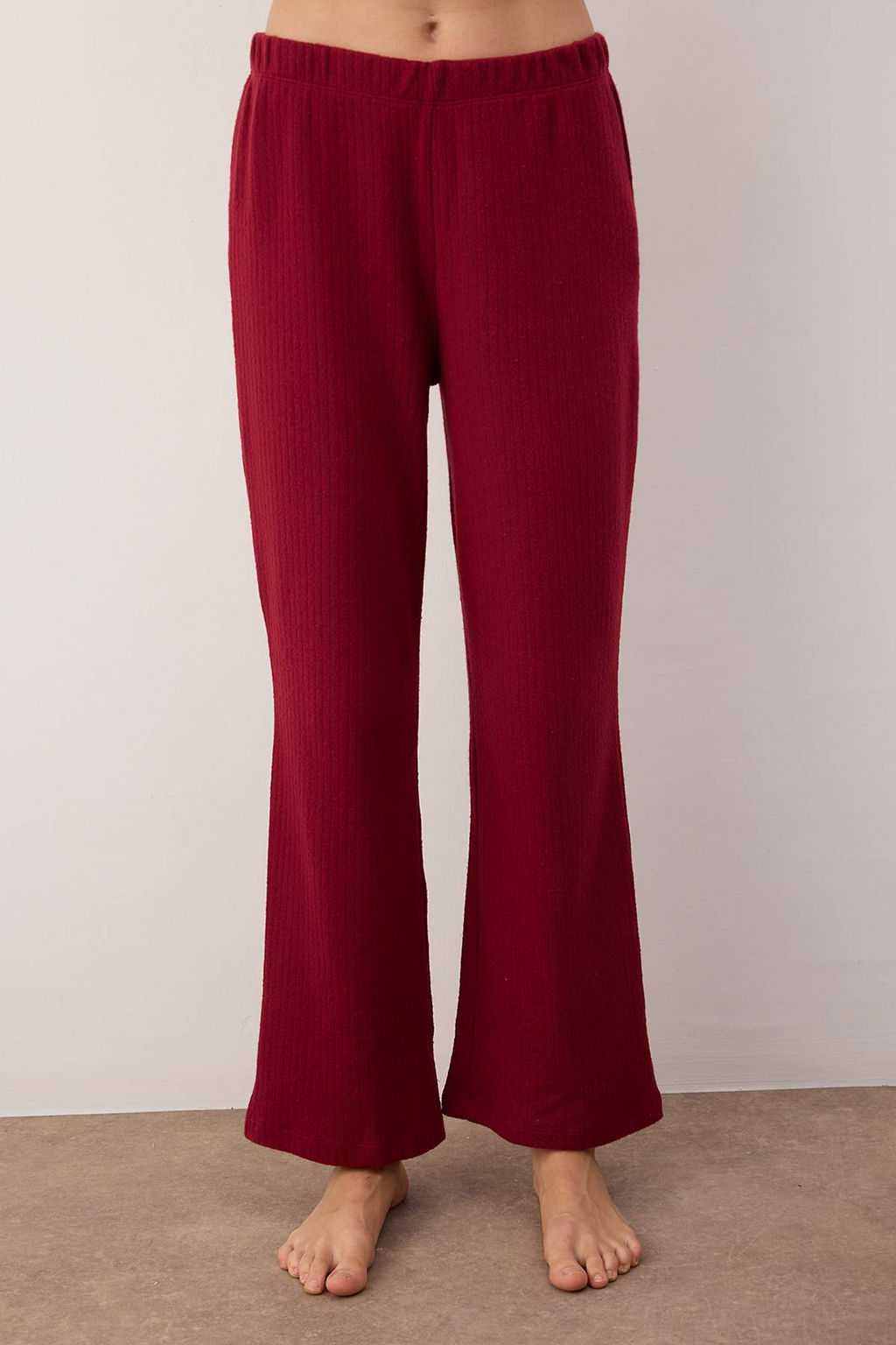 Mavi Cep Detayl? Fitilli K?sl?k Orme Pijama Tak?m? THMAW26PT00127 - Trendyolmilla фото 7