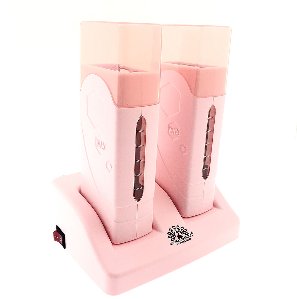 Двойной воскоплав кассетный Global Fashion F4, pink  фото 2