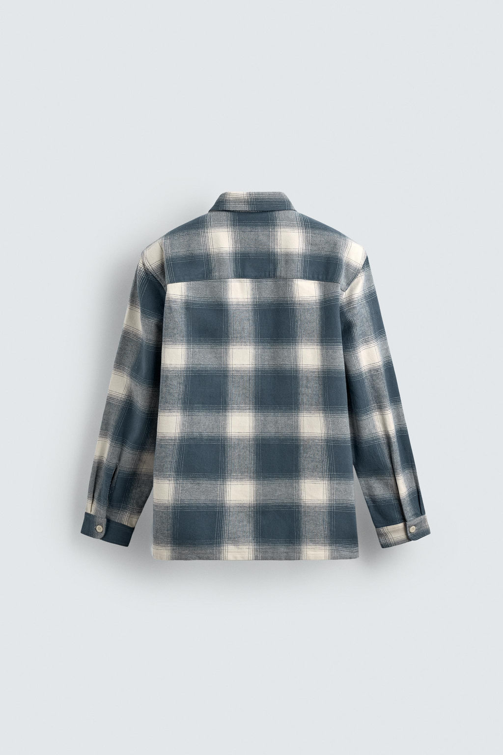 CHECK FLANNEL SHIRT - Zara фото 9