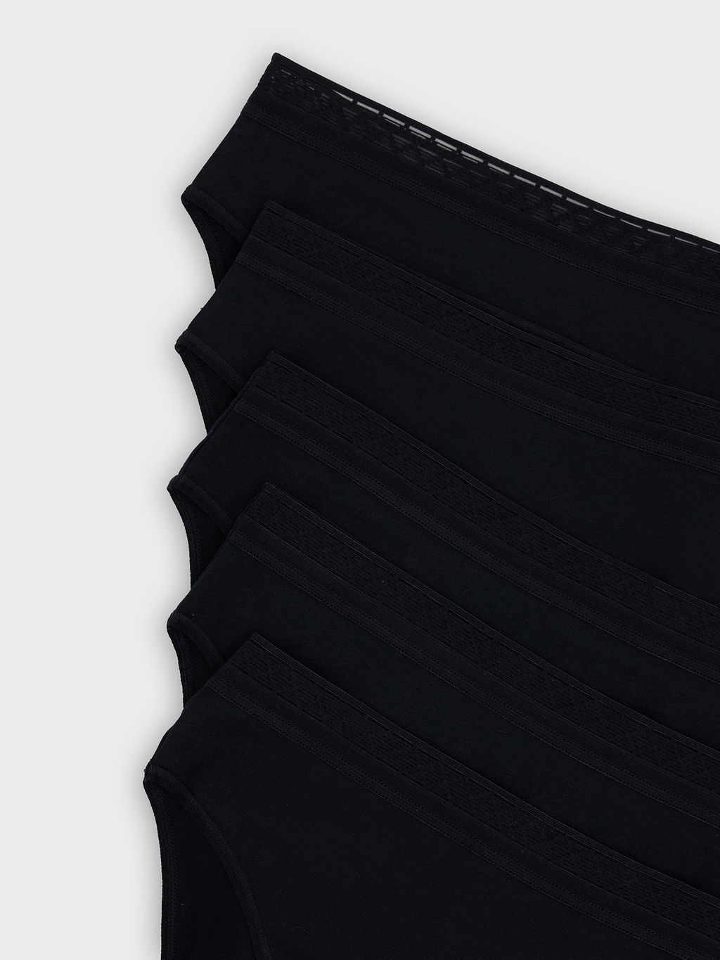 Цена за 2 штуки! Трусы слипы женские черные в наборе, 5 шт - Mark formelle фото 10