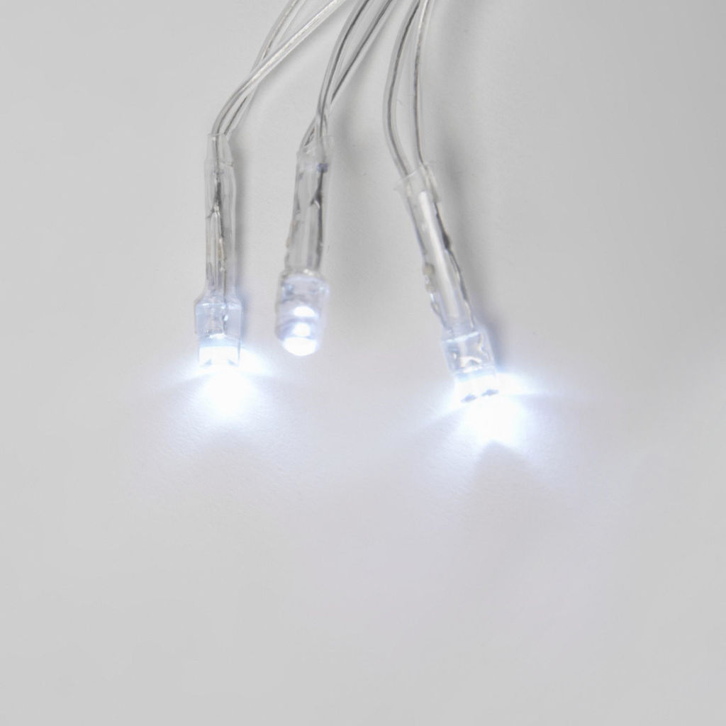 ULD-S0500-050/DTA WHITE IP20 Гирлянда светодиодная с контроллером, 5м. 50 светодиодов. Белый свет. Провод прозрачный. ТМ Uniel