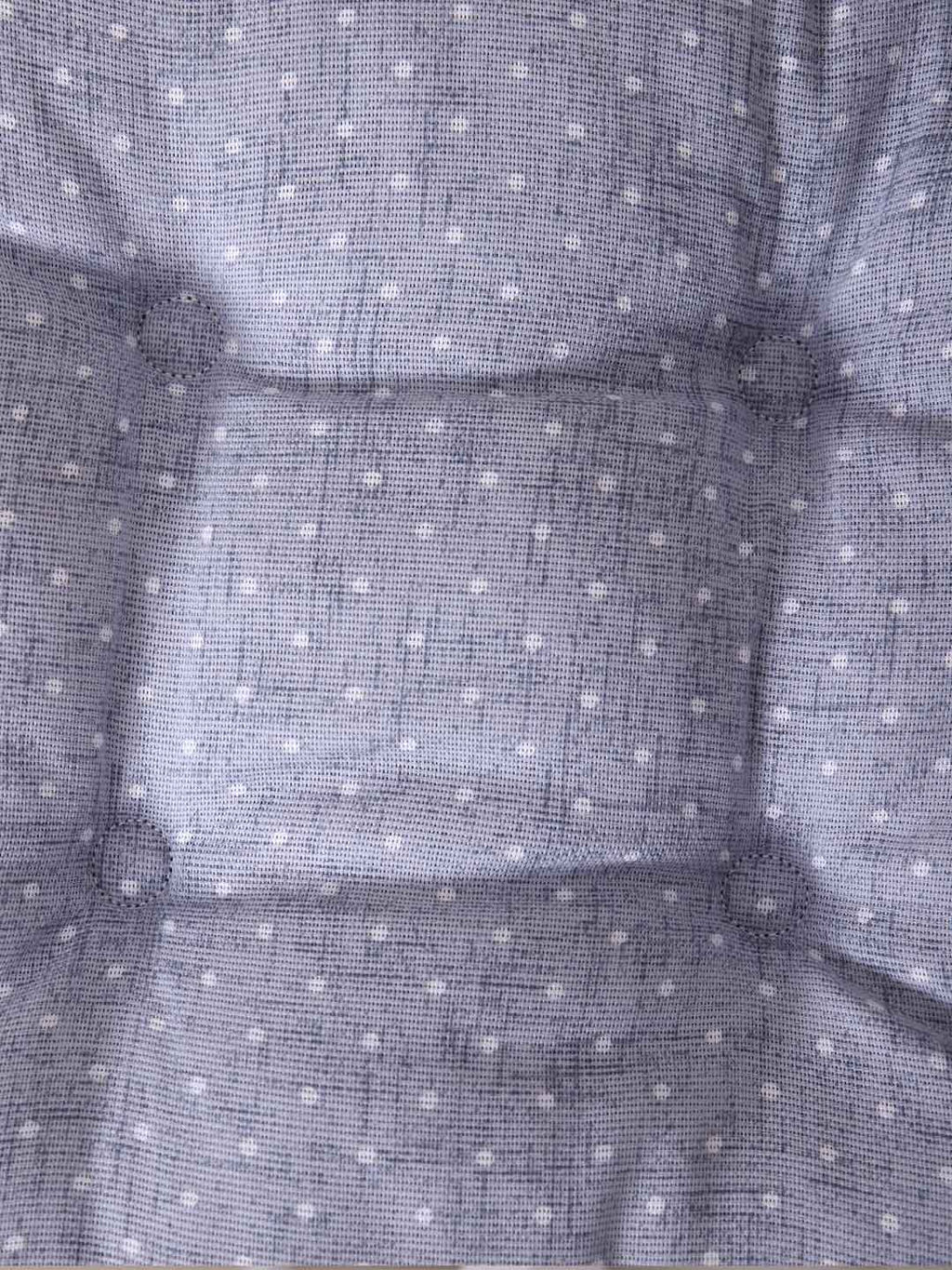 Подушка на стул Люкс - Горох на сером 40х40 - Постель текс-плюс.ru фото 3