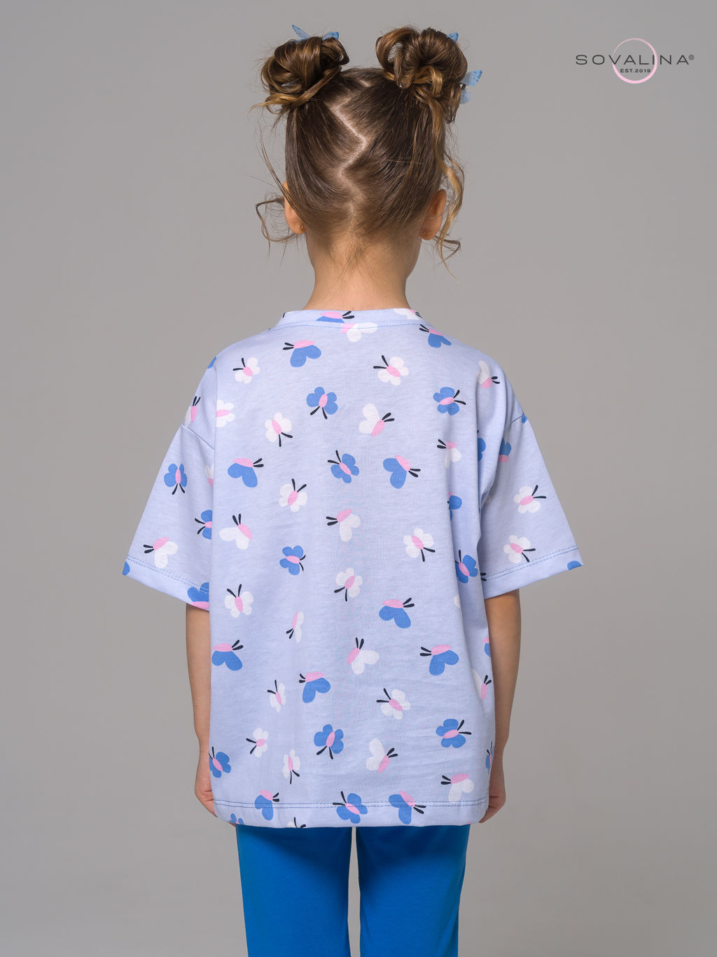 Костюм Мун синие бабочки-голубой - Sovalina фото 14
