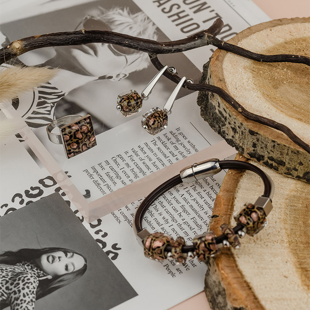 Серьги из муранского стекла BENGALI LS3509