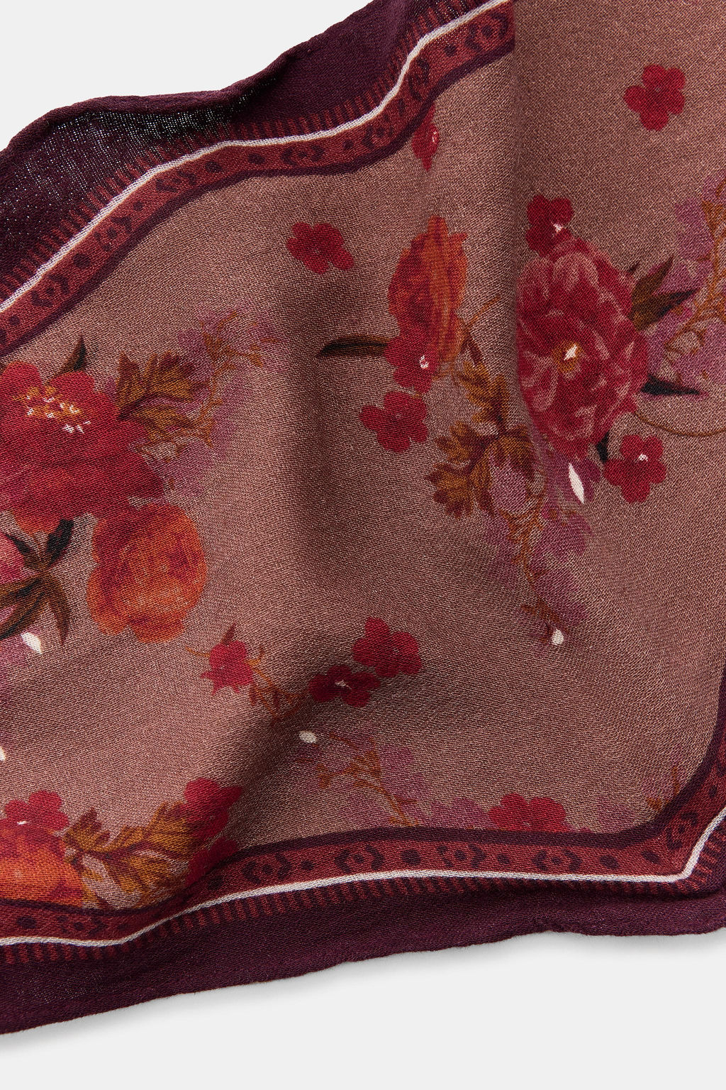 FLORAL PRINT BANDANA - Zara фото 3