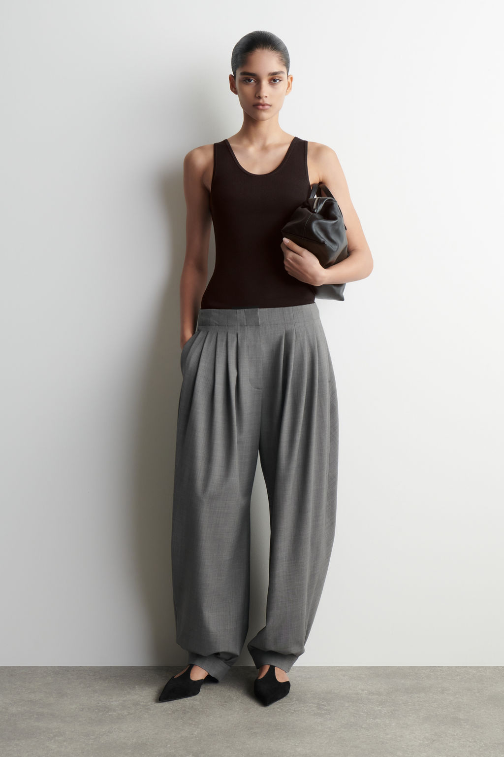 TOP DE TIRANTES DE PUNTO CON CUELLO REDONDO - H&m фото 6