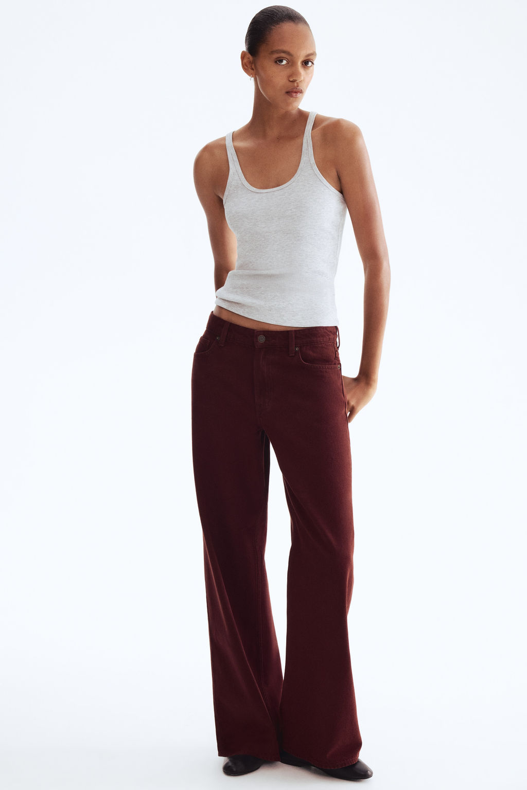 Wide Regular Jeans - H&m фото 4