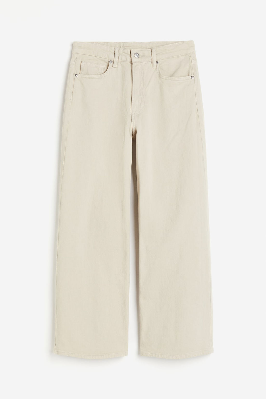 Wide High Cropped Jeans - H&m фото 4