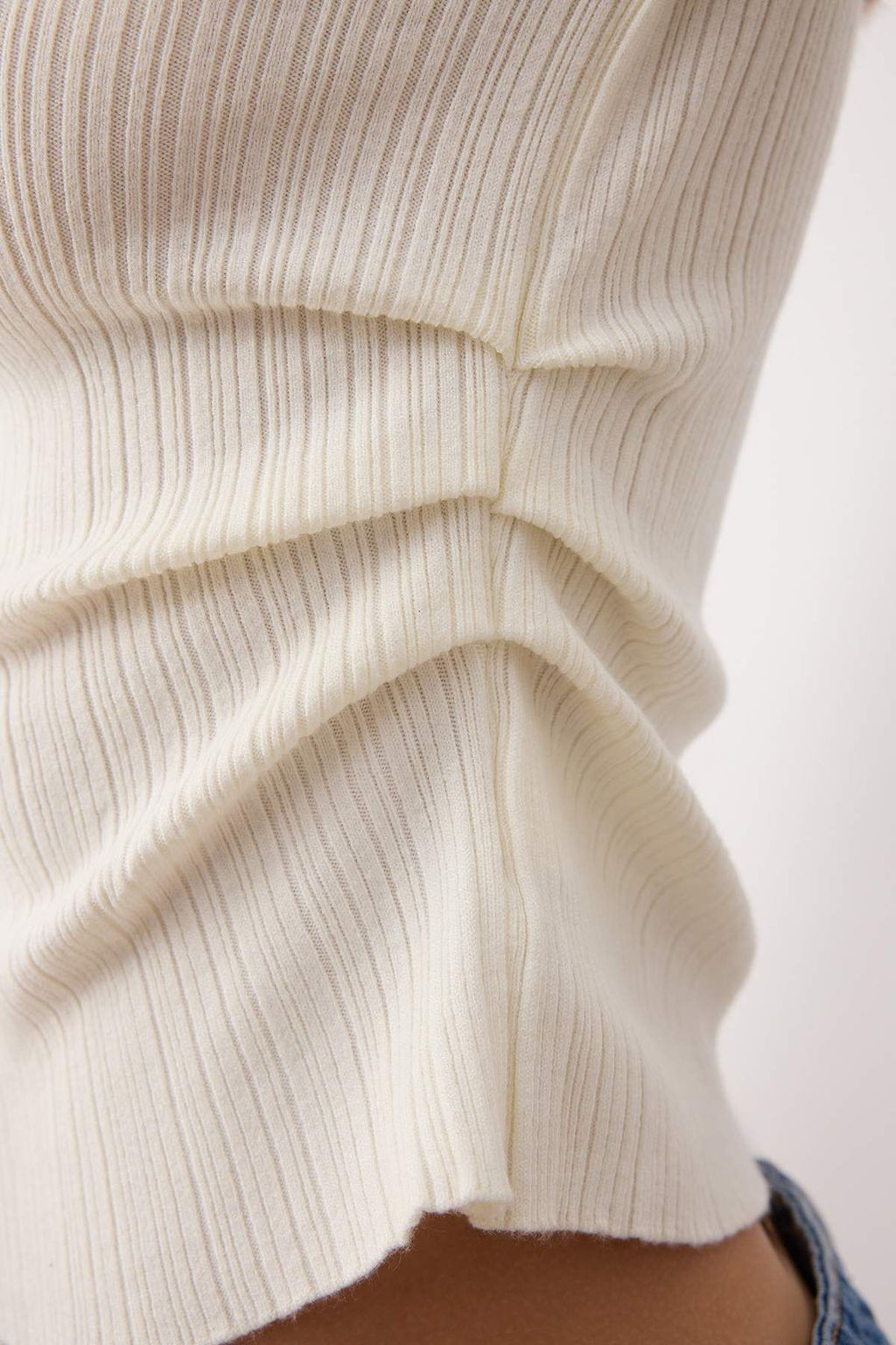 Kemik Merserize Gorunumlu Premium Iplik/Ozel Iplik Drape/Buzgu Detayl? Triko Kazak TWOAW26KZ00041 - Trendyolmilla фото 3