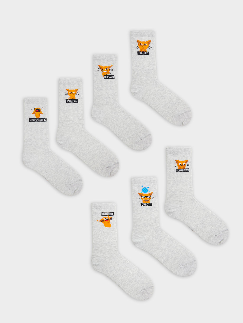 Цена за 5 пар! НОСКИ ЖЕНСКИЕ (7 пар) - Mark formelle фото 5