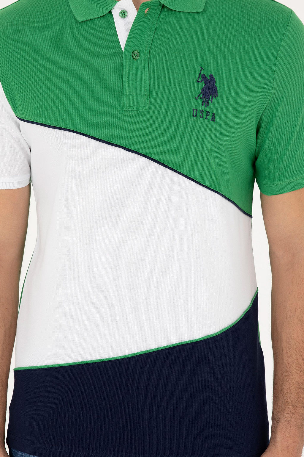U. S. Polo Assn / Мужская зеленая футболка - U.s. polo assn фото 13