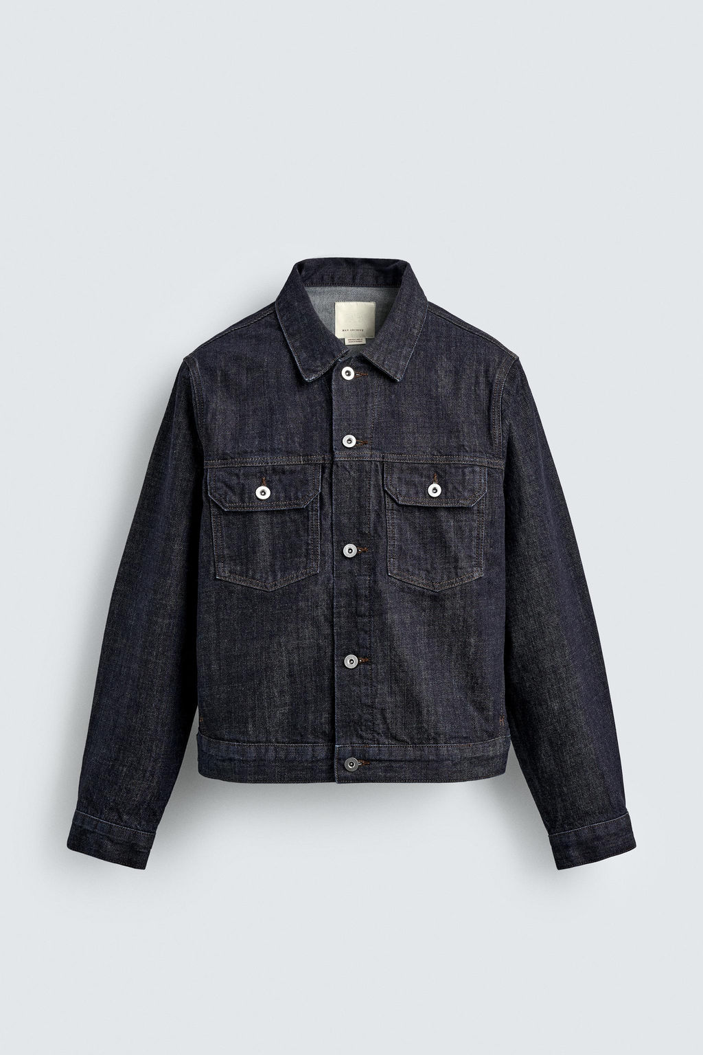 CROPPED FIT LIMITED EDITION DENIM JACKET - Zara фото 7