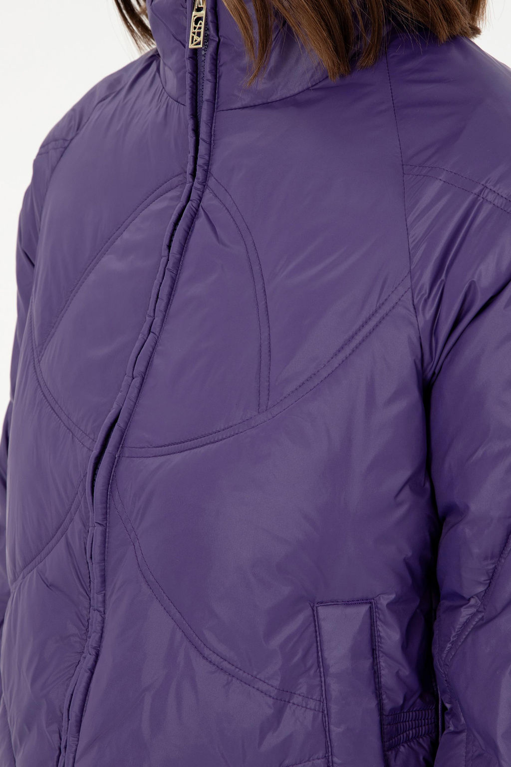 Женское фиолетовое пальто Неожиданная скидка в корзине - U.s. polo assn фото 7